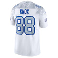 B.Bills #88 Dawson Knox White KLUNKIM 22025 Rivalries Collection Limited Jersey