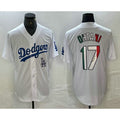 Los Angeles Dodgers #17 Shohei Ohtani Mexico White KLUNKIM Cool Base Stitched Jerseys