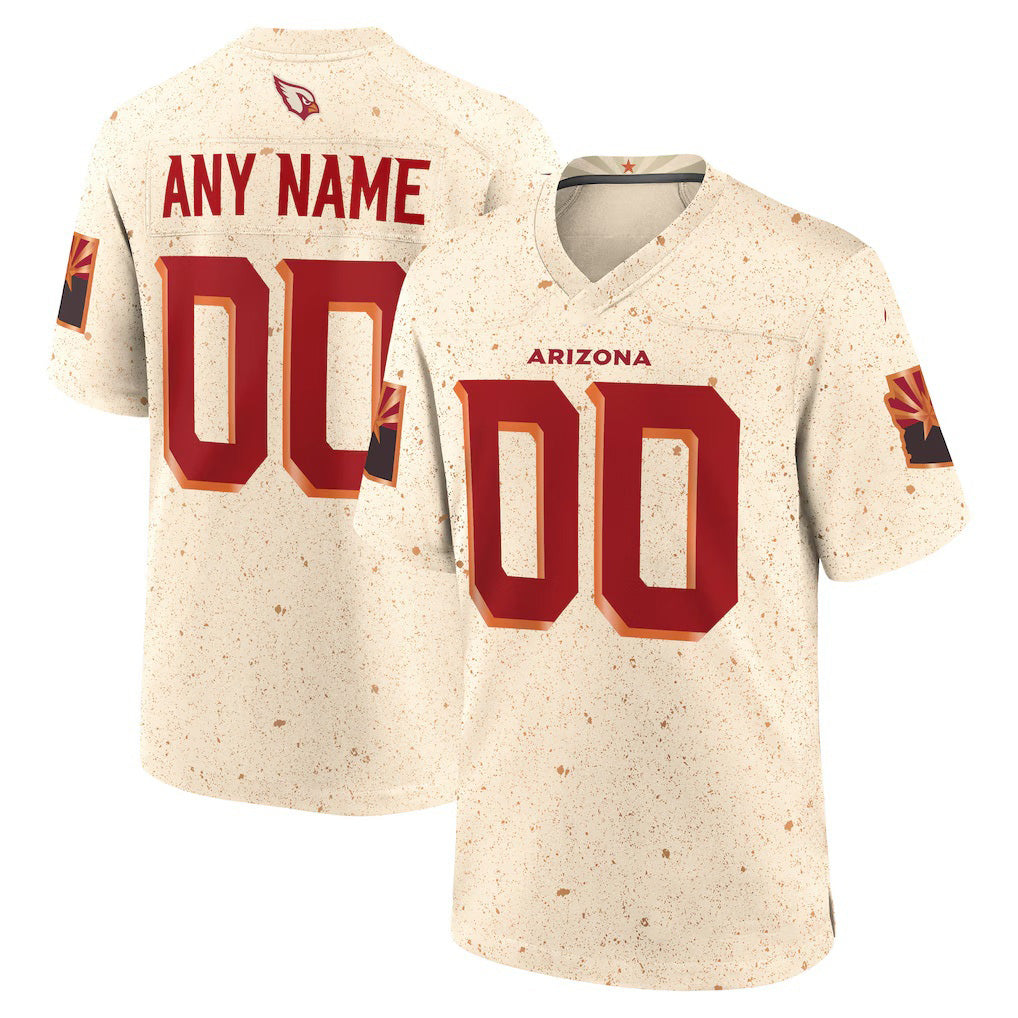 Custom A.Cardinals Natural KLUNKIM 2025 Rivalries Collection Game Jersey