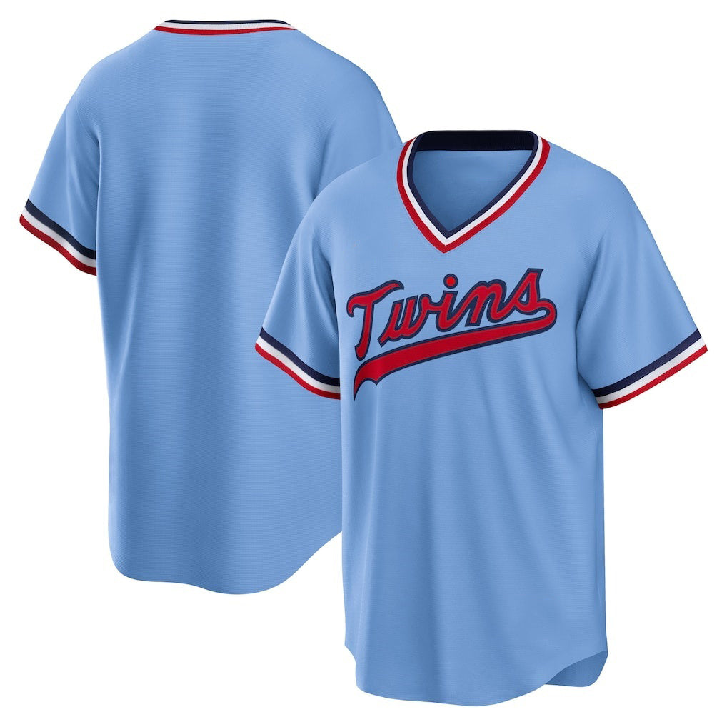 Minnesota Twins Light Blue KLUNKIM Road Cooperstown Collection Team Jersey