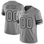 Custom A.Falcons 2019 Gray Gridiron Gray KLUNKIM Vapor Untouchable Limited Jersey