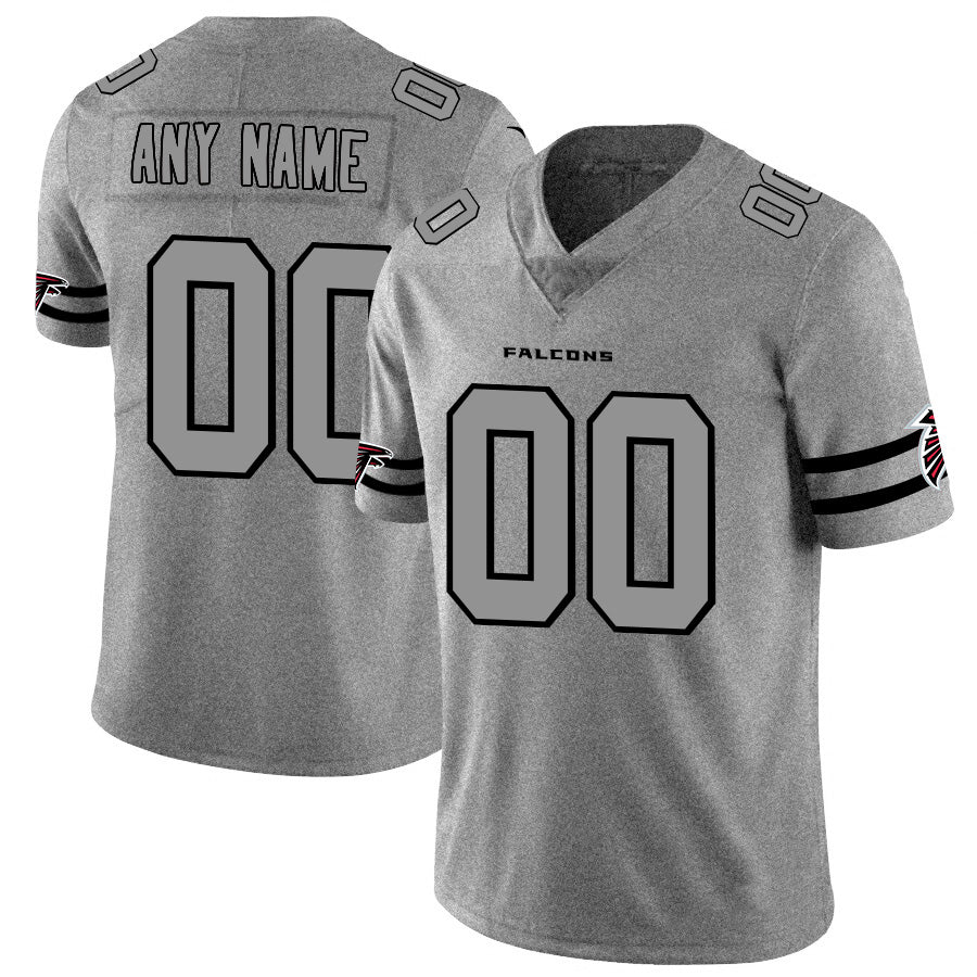 Custom A.Falcons 2019 Gray Gridiron Gray KLUNKIM Vapor Untouchable Limited Jersey