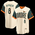 Baltimore Orioles #8 Cal Ripken Jr. Natural KLUNKIM 2026 City Connect Stadium Jersey