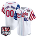 Custom Baltimore Orioles America 250 Edition Vapor Premier Limited White KLUNKIM Stitched Jerseys