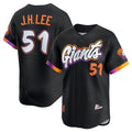 San Francisco Giants #51 Jung Hoo Lee Black KLUNKIM Anthracite 2025 City Connect Limited Stitched Jersey