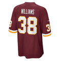 W.Football Team #38 Jonathan Williams Burgundy KLUNKIM Game Jersey