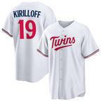 Minnesota Twins #19 Alex Kirilloff White KLUNKIM Cool Base Stitched Jerseys