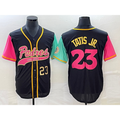San Diego Padres #23 Fernando Tatis Jr Number Black KLUNKIM NEW 2023 City Connect Cool Base Stitched Jersey