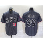 New York Mets #39 Edwin Diaz Gray KLUNKIM 2024 City Connect Cool Base Jerseys