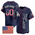 Custom Los Angeles Angels  America 250 Edition Vapor Premier Limited Navy KLUNKIM Stitched Jerseys