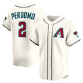 Arizona Diamondbacks #2 Geraldo Perdomo Cream KLUNKIM Home Limited Player Jersey