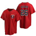 Minnesota Twins #26 Max Kepler Red KLUNKIM Cool Base Stitched Jersey