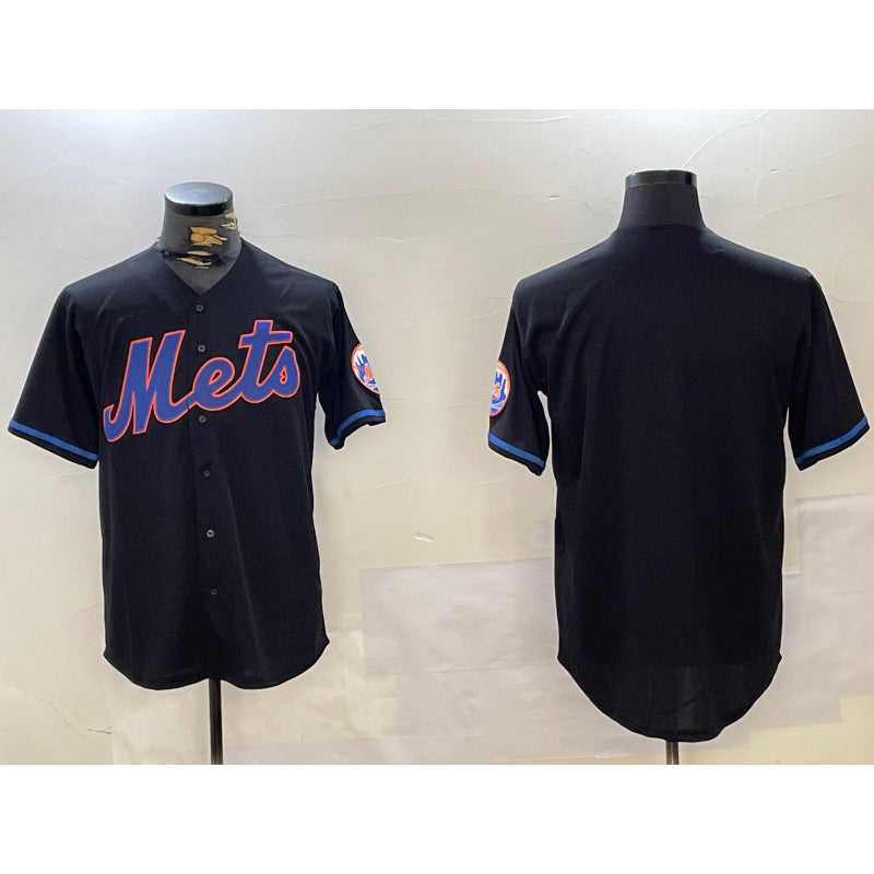 New York Mets Team Big Logo Graphite KLUNKIM 2024 City Connect Limited Stitched Jersey