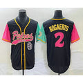 San Diego Padres #2 Xander Bogaerts Black KLUNKIM NEW 2023 City Connect Cool Base Stitched Jersey