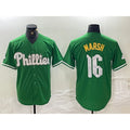 Philadelphia Phillies #16 Brandon Marsh Green KLUNKIM 2024 City Connect Stitched Jersey