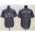 New York Mets #4 Francisco Alvarez Gray KLUNKIM 2024 City Connect Cool Base Stitched Jersey