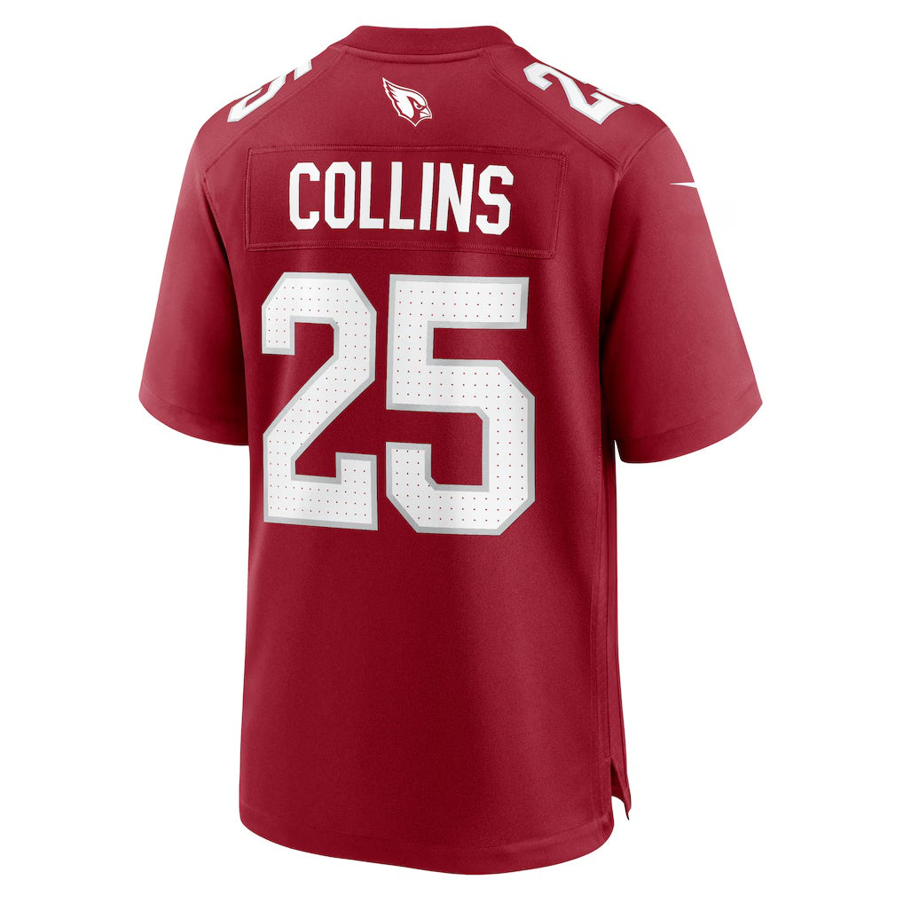 A.Cardinals #25 Zaven Collins Cardinal KLUNKIM Home Game Jersey