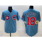 Chicago Cubs #18 Sh¨­ta Imanaga Blue KLUNKIM 2025 Tokyo Series 2nd Alternate Limited Stitched Jersey