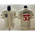 Texas Rangers #53 Adolis Garc¨ªa Cream KLUNKIM City Connect Cool Base Stitched Jersey