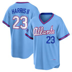 Atlanta Braves #23 Michael Harris II Powder Blue KLUNKIM 2026 City Connect Stadium Jersey