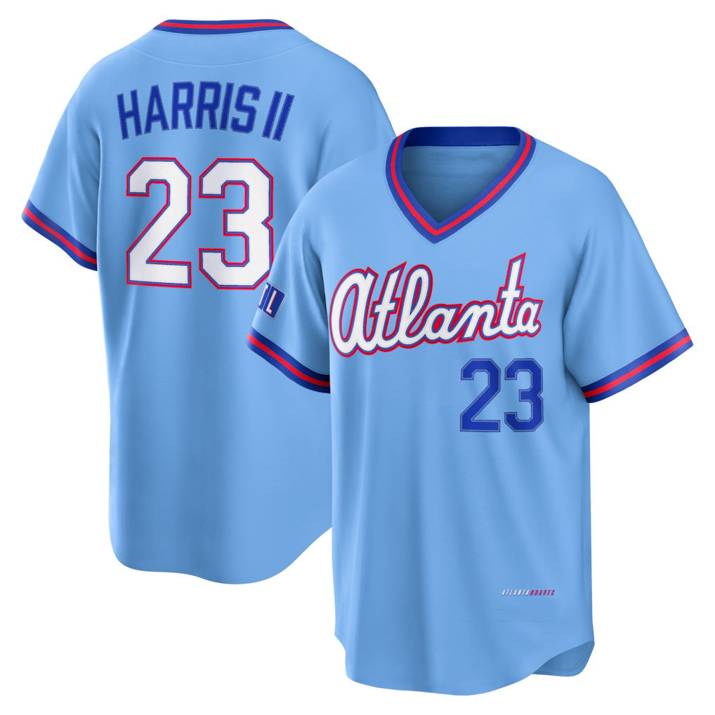 Atlanta Braves #23 Michael Harris II Powder Blue KLUNKIM 2026 City Connect Stadium Jersey