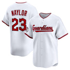 Cleveland Guardians #23 Bo Naylor White KLUNKIM Home Limited Player Jersey