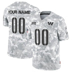 Custom W.Commanders Active Player 2024 F.U.S.E Arctic Camo KLUNKIM Salute To Service Limited Stitched Jersey