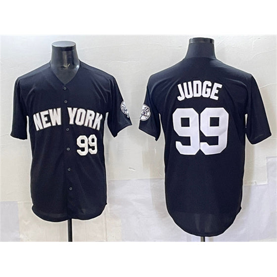 New York Yankees #99 Aaron Judge Black KLUNKIM Limited Stitched Jersey