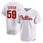 Philadelphia Phillies #59 Jhoan Duran White KLUNKIM Home Limited Player Jersey