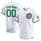 Custom Chicago Cubs Mexico Vapor Premier Limited Jersey V3 ¨C All Stitched-White KLUNKIM
