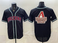 Arizona Diamondbacks Team Big Logo 2026 Fashion Replica Black KLUNKIM Out Stitched Jersey