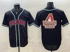 Arizona Diamondbacks Team Big Logo 2026 Fashion Replica Black KLUNKIM Out Stitched Jersey