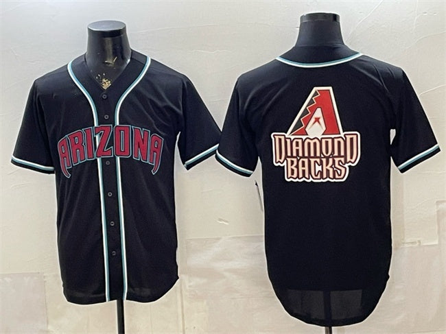 Arizona Diamondbacks Team Big Logo 2026 Fashion Replica Black KLUNKIM Out Stitched Jersey