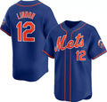 New York Mets #12 Francisco Lindor Royal KLUNKIM 2024 Alternate Limited Stitched Jersey