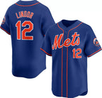 New York Mets #12 Francisco Lindor Royal KLUNKIM 2024 Alternate Limited Stitched Jersey