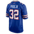 B.Bills #32 Toriano Pride Jr. Royal KLUNKIM Team Game Jersey