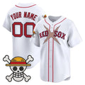 Custom Boston Red Sox x One Piece White KLUNKIM Vapor Premier Limited Jersey - Stitched