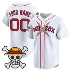 Custom Boston Red Sox x One Piece White KLUNKIM Vapor Premier Limited Jersey - Stitched