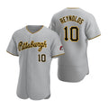 Pittsburgh Pirates #10 Bryan Reynolds Gray KLUNKIM Road Flex Base Jersey