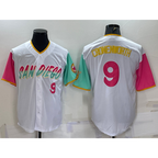 San Diego Padres #9 Jake Cronenworth White KLUNKIM Number 2022 City Connect Cool Base Stitched Jersey