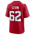A.Falcons #62 Corey Levin Red KLUNKIM Team Game Jersey