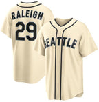 Seattle Mariners #29 Cal Raleigh Cream KLUNKIM Alternate Stitched Jersey