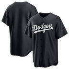 Los Angeles Dodgers Blank Player Black KLUNKIM Pitch Fashion T-shirt Stitched Jerseys