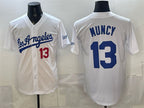 Los Angeles Dodgers #13 Max Muncy White KLUNKIM Alternate Stadium Stitched Jersey