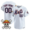 Custom New York Mets x One Piece White KLUNKIM Vapor Premier Limited Jersey - Stitched
