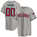 Custom Arizona Diamondbacks 2024 Cool Base Jersey - Gray KLUNKIM
