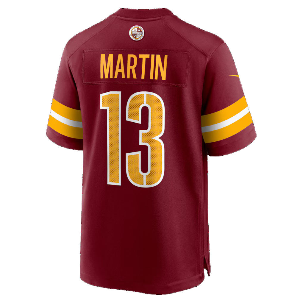 W.Commanders #13 Tay Martin Burgundy KLUNKIM Team Game Jersey