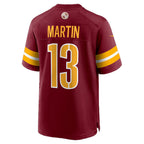 W.Commanders #13 Tay Martin Burgundy KLUNKIM Team Game Jersey