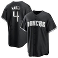 Arizona Diamondbacks #4 Ketel Marte Player Player Black KLUNKIM Game Home Stitched Jerseys