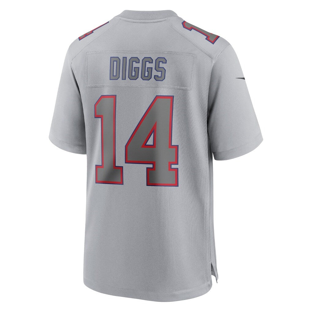B.Bills #14 Stefon Diggs Atmosphere Fashion Game Jersey - Gray KLUNKIM
